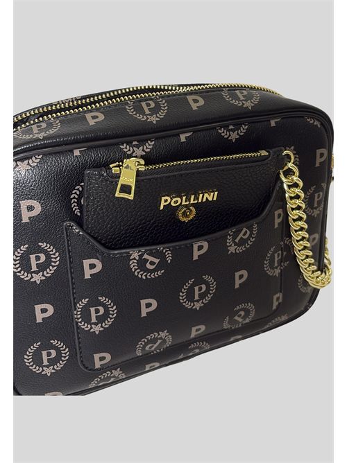 Shoulder bag TE8548PP0NQ2D00A POLLINI | TE8548PP0NQ2D00APU-VITELL-GR.PU NERO