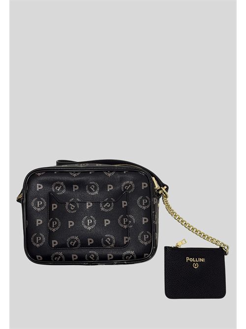Shoulder bag TE8548PP0NQ2D00A POLLINI | TE8548PP0NQ2D00APU-VITELL-GR.PU NERO