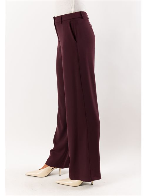 pantalone palazzo bott. MESANGE | AI26707BORDEAUX
