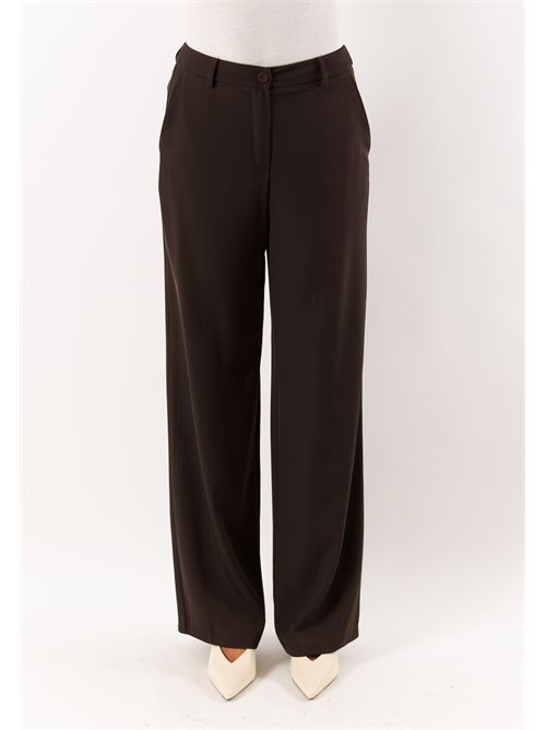 pantalone palazzo bott. MESANGE | AI26707MORO