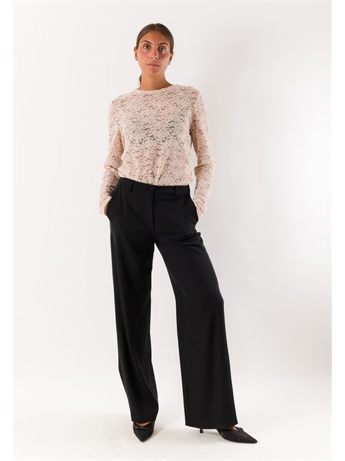 pantalone palazzo bott. MESANGE | AI26707NERO