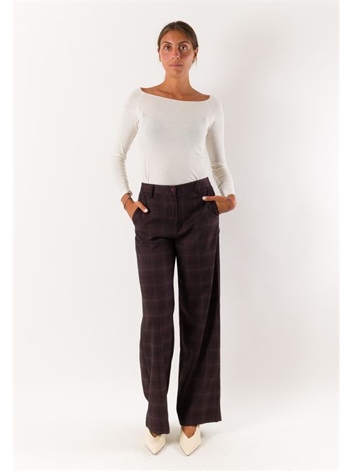 pantalone palazzo MESANGE | AI26713QUADRO BORD