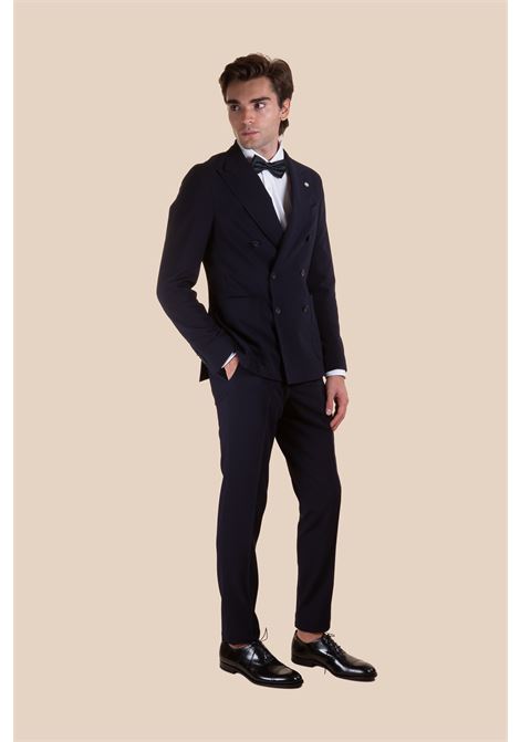 abito doppio petto. 53% poliestere - 44% lana - 3% elastan. - MANUEL RITZ -  Nappo Boutique