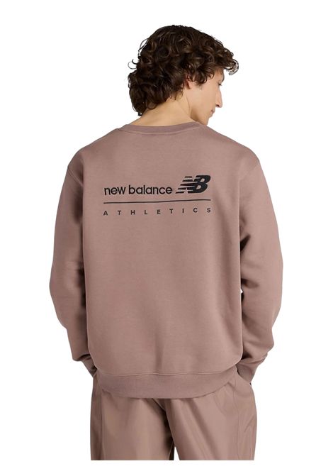 LINEAR GRAPHIC FLEECE CREW NEW BALANCE | SWEATSHIRTS | MT53529EAS