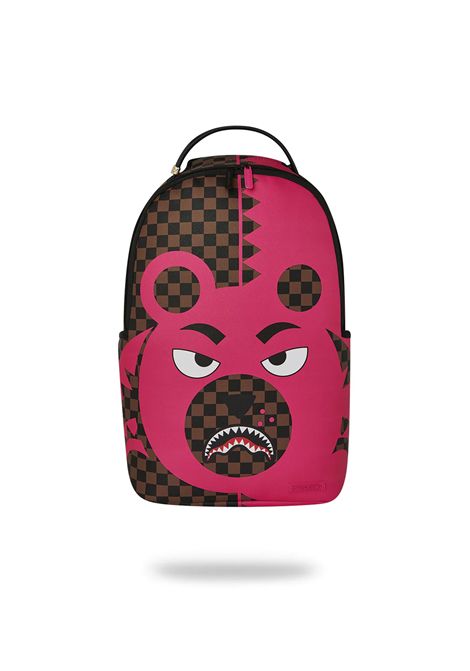 PINK BEAR SHARK SPRAYGROUND | GYM SACK/BACKPACKS | 910B8192NSZ-