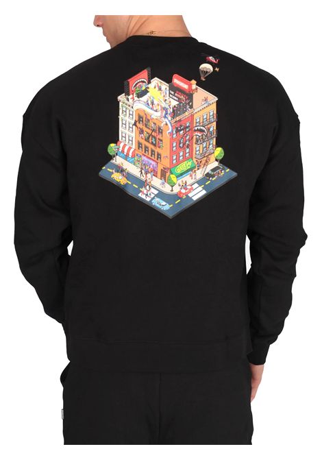 EXPLOSION CREW BLACK SPRAYGROUND | SWEATSHIRTS | SP783G-