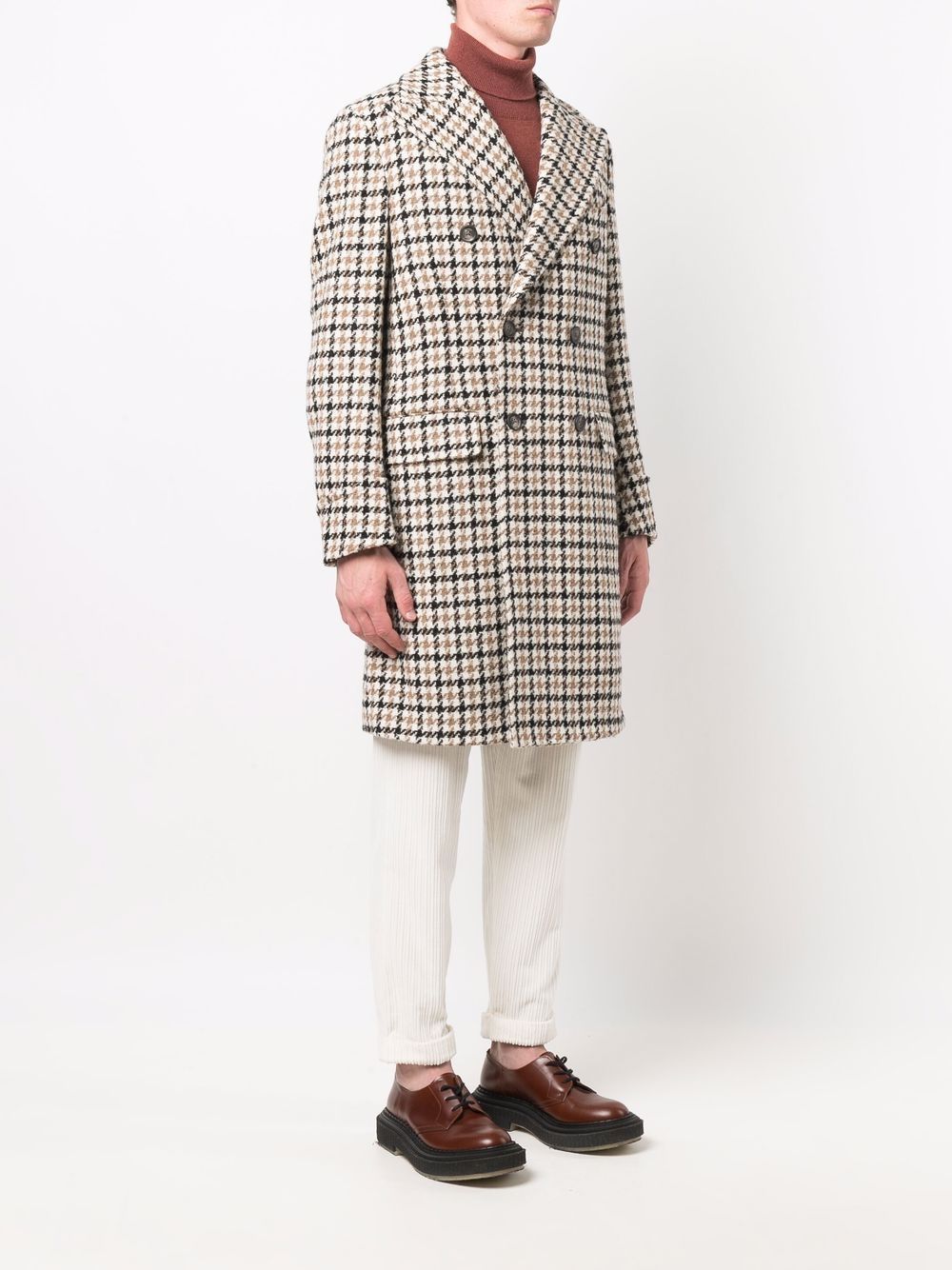 houndstooth overcoat