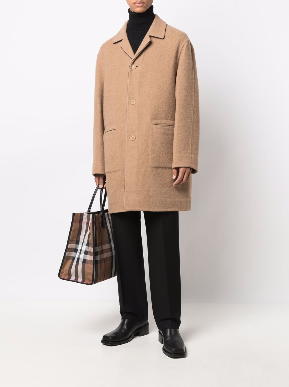 fendi camel coat