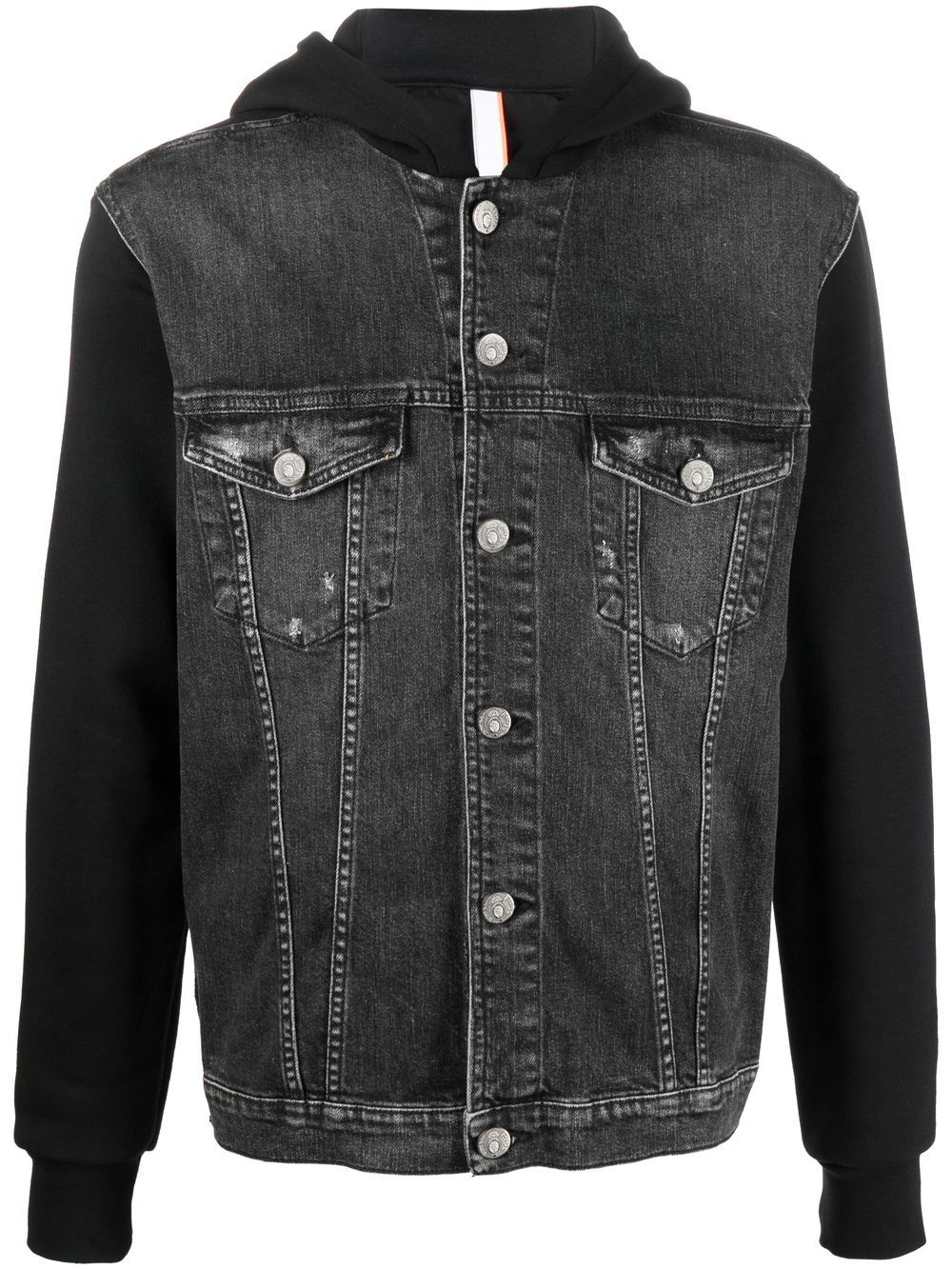 cotton sleeve denim jacket