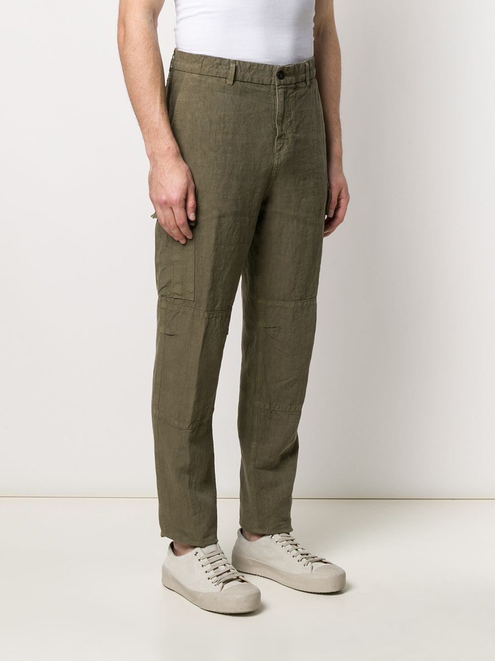 straight leg cargo trousers