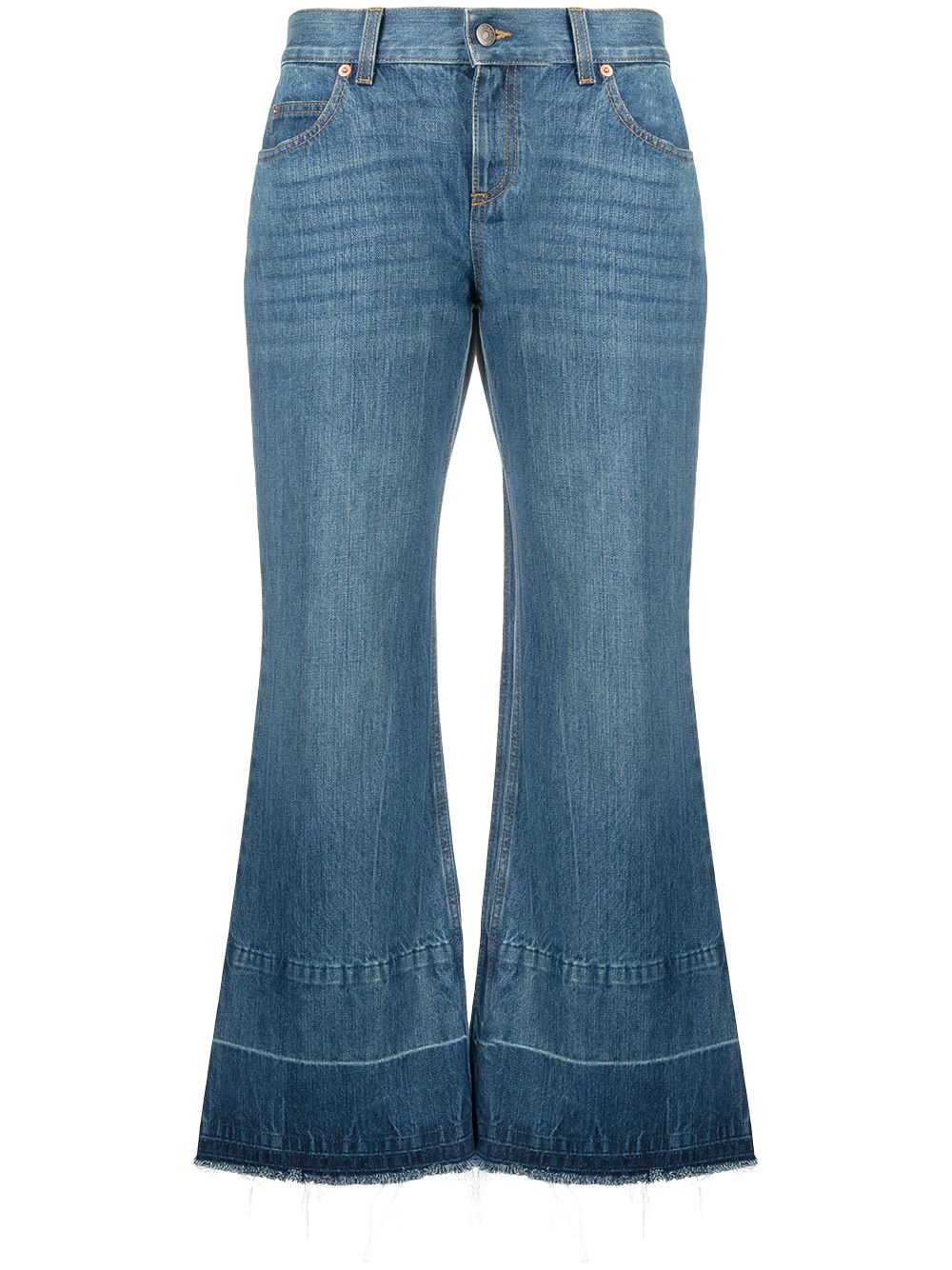 low rise bell bottom jeans