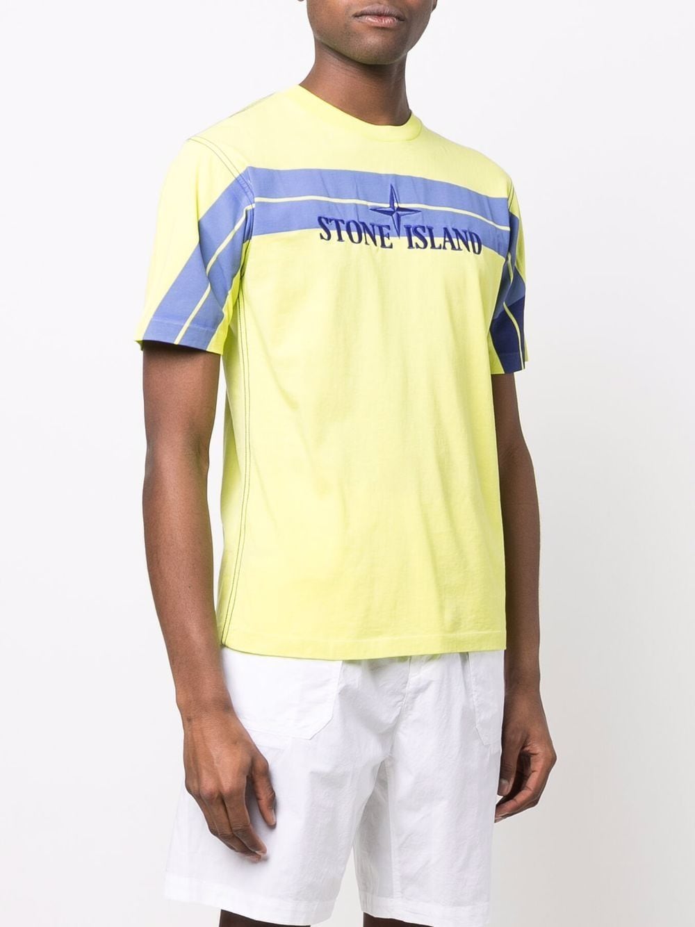 Yellow and blue cotton Stone Island 