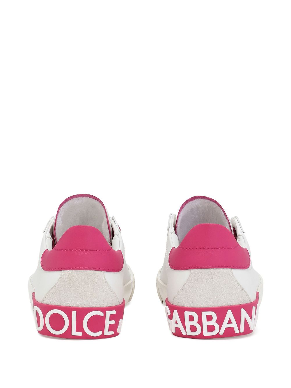 Clearance dolce and gabbana pink and white sneakers Flash Sales