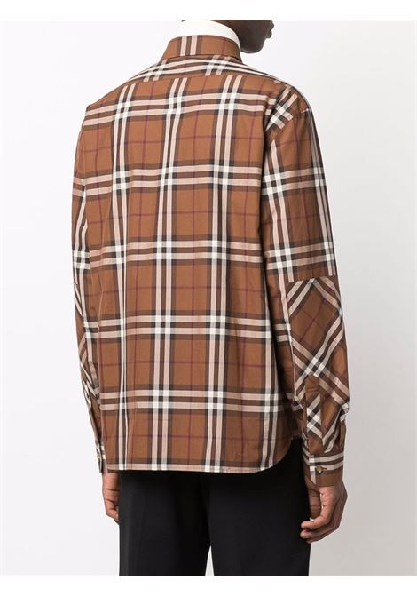 burberry brown shirt