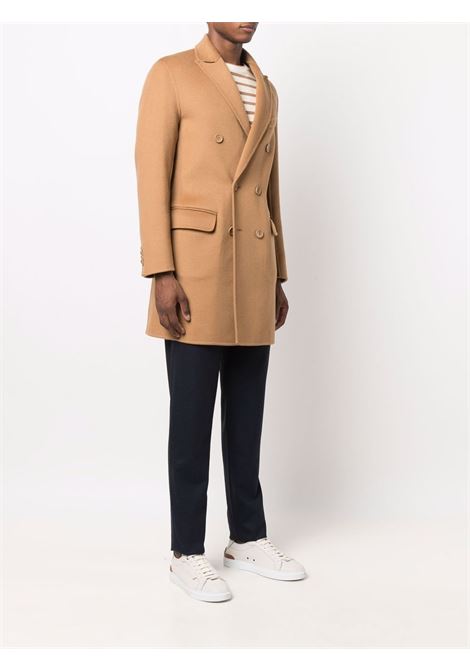 double breasted coat beige