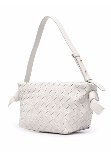 white lamb leather Tie shoulder bag  BOTTEGA VENETA | 690503-V1FG19009