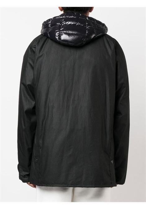 black wax-coated down-feather filling padded jacket  MONCLER 1952 | WIGHT 1A000-34-M2146999