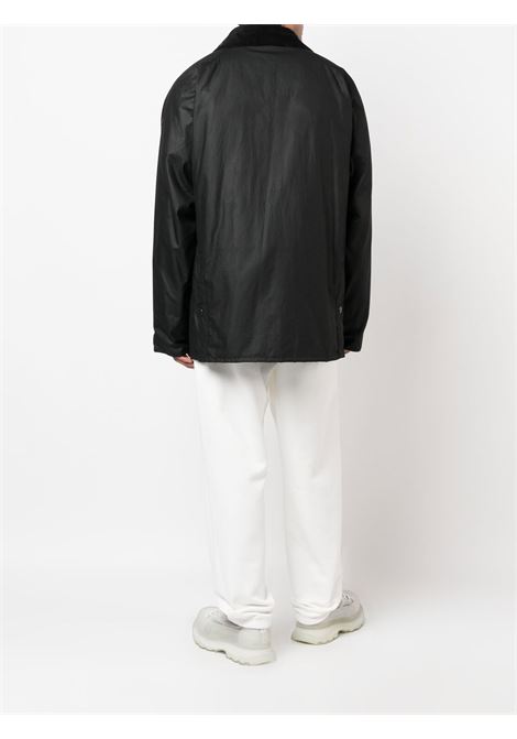 black wax-coated down-feather filling padded jacket  MONCLER 1952 | WIGHT 1A000-34-M2146999