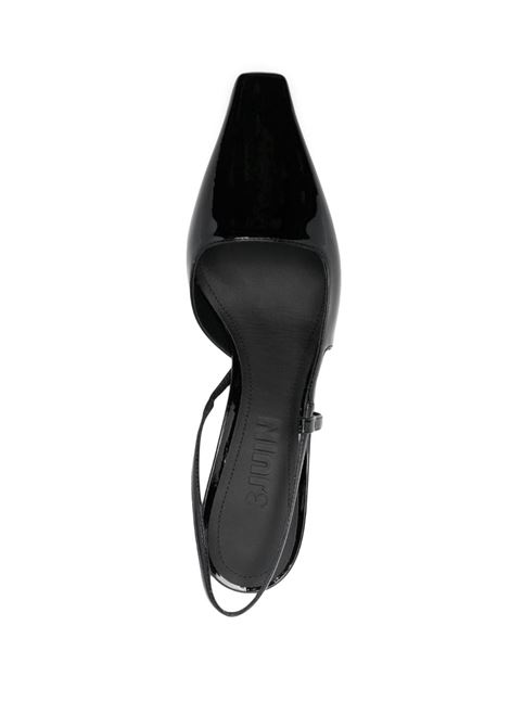 black calf leather Kira slingback pumps  3JUIN | 324W3001.J.0872997BLACK