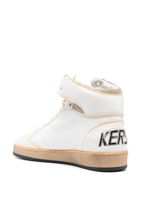 Sneakers alte Sky-Star in pelle di vitello bianca GOLDEN GOOSE | GMF00230-F00408910961