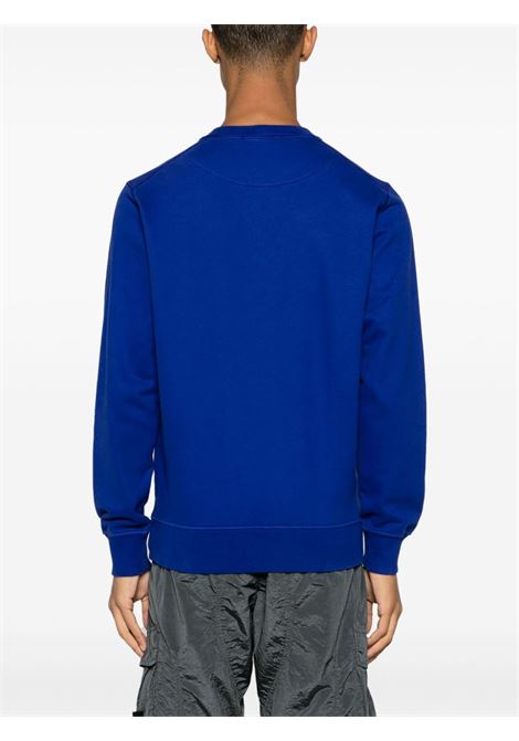felpa Industrial One in cotone blu elettrico STONE ISLAND | 791566559V0022