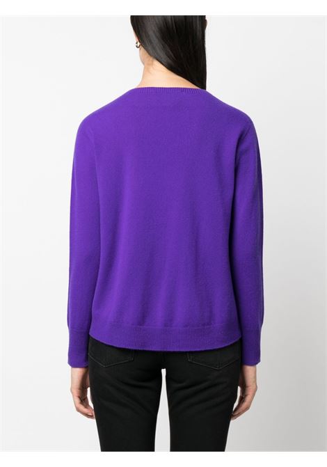 electric purple Amal cashmere knitwear  VANISE' | V24604-AMALPURPLE