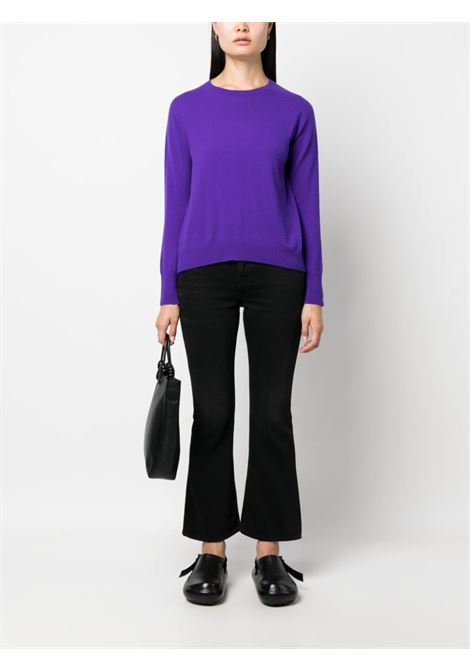 electric purple Amal cashmere knitwear  VANISE' | V24604-AMALPURPLE