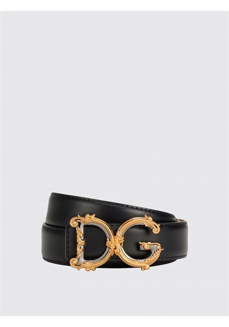 black calf leather 2,5cm belt  DOLCE & GABBANA | BE1348-AZ83180999