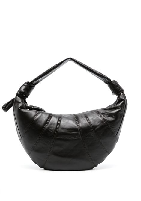 Chocolate smooth lambskin ?Fortune Croissant? medium bag LEMAIRE | BG0071-LL095BR490