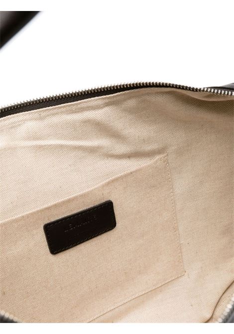 Chocolate smooth lambskin ?Fortune Croissant? medium bag LEMAIRE | BG0071-LL095BR490