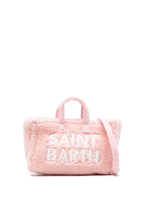 Borsa per telefono in tessuto teddy rosa MC2 | PHONE BAG-TEDDY LOGO21 EMB