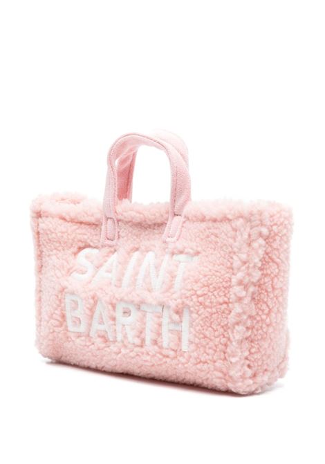 Borsa per telefono in tessuto teddy rosa MC2 | PHONE BAG-TEDDY LOGO21 EMB