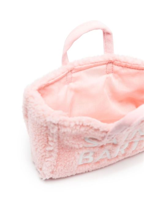 Borsa per telefono in tessuto teddy rosa MC2 | PHONE BAG-TEDDY LOGO21 EMB