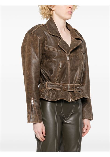 Giubbino pelle marrone R13 | R13WR323R434A