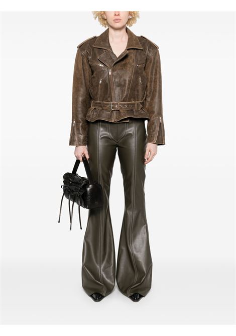 Giubbino pelle marrone R13 | R13WR323R434A