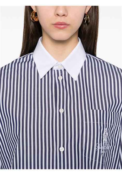 Blue striped cotton shirt  SPORTY & RICH | SI019511205ST41