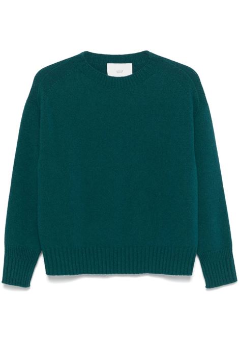 Dark green merino wool and cashmere blend sweater VANISE' | V34512-SANDYPAVONE