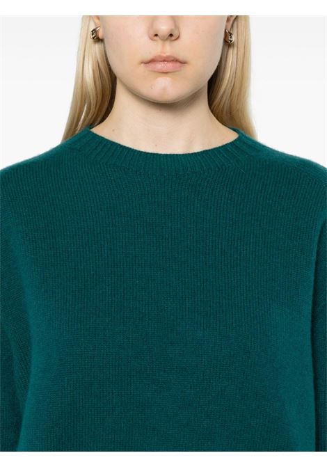 Dark green merino wool and cashmere blend sweater VANISE' | V34512-SANDYPAVONE