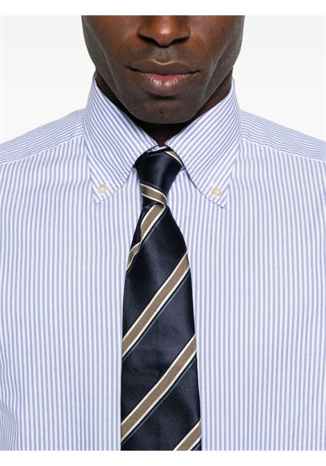 Camicia regular cotone rigato bianco ALESSANDRO GHERARDI | BP1L-XG-7T-1050635