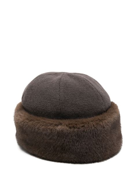Brown fur hat ALPO | B408MARRONE