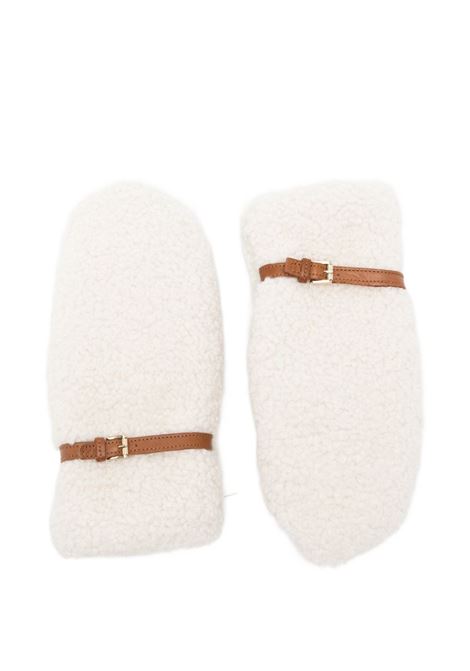 Cream teddy muffle gloves ALPO | MUFFOLA 2413PANNA