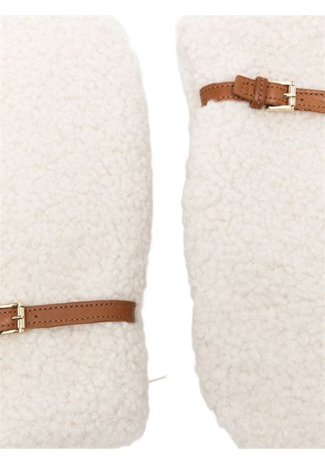 Cream teddy muffle gloves ALPO | MUFFOLA 2413PANNA