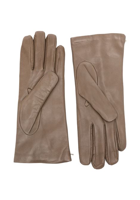 Taupe nappa leather gloves ALPO | NAPPA 2 CACHTAUPE