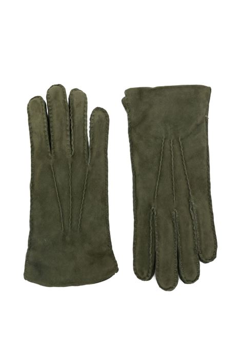 Green suede gloves ALPO | SUEDE 184LODEN