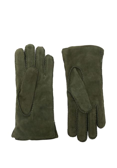 Green suede gloves ALPO | SUEDE 184LODEN