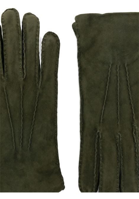 Green suede gloves ALPO | SUEDE 184LODEN