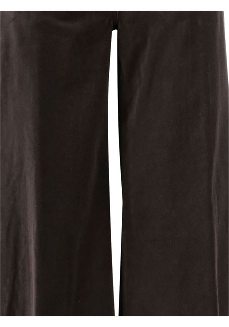 Dark brown velvet trousers ASPESI | 0156-V54885325