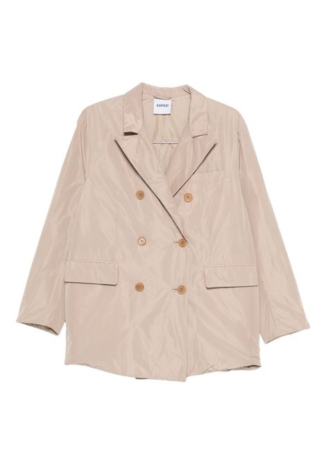 Giacca over doppiopetto beige nylon ASPESI | 3N28-P00801047