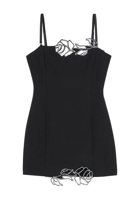 Black viscose cadi mini dress BLUMARINE | 2A684AN0990
