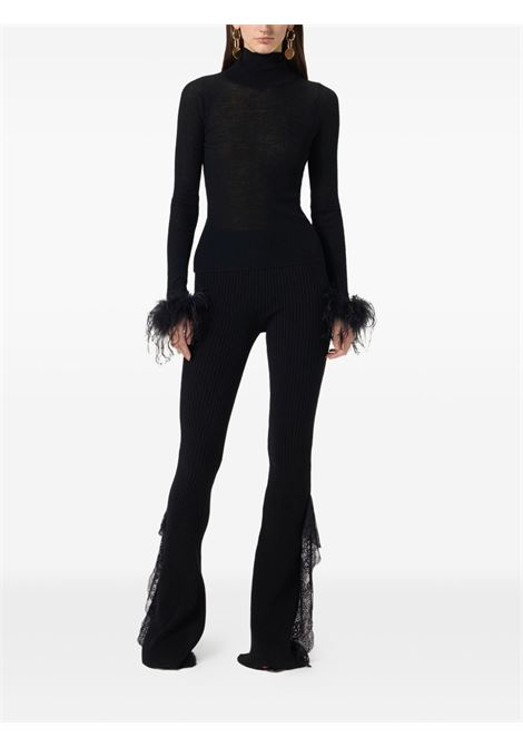 Pantalone a costine nero BLUMARINE | 2P185AN0990